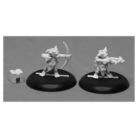 Thinkandplay Dark Heaven Legends Ratpelt Kobold Archers Miniatures - 2 Piece TH2738615
